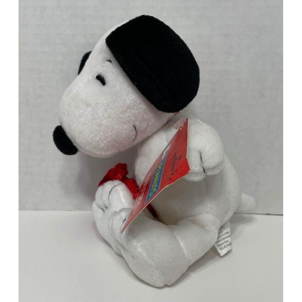 Hallmark Peanuts Snoopy Plush Bag Love Hearts Stuffed Animal 8” - Picture 2 of 5